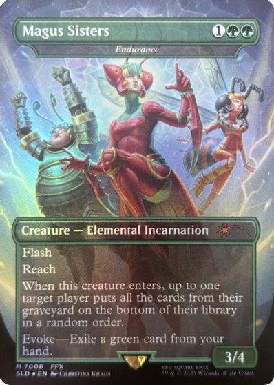 Magus Sisters - Endurance (Rainbow Foil) card art