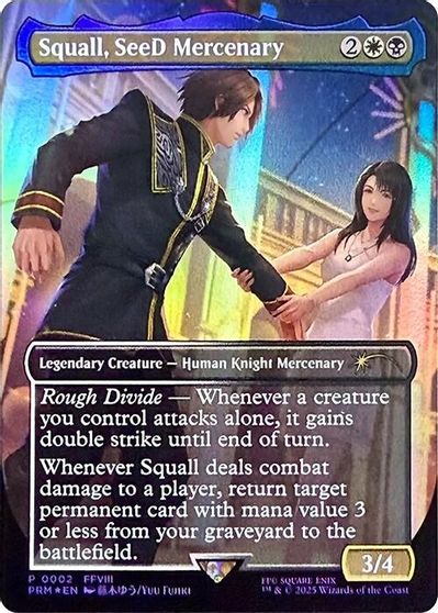 Squall, SeeD Mercenary card art