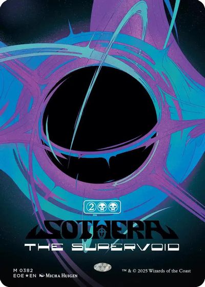 Sothera, the Supervoid (Singularity Foil) card art