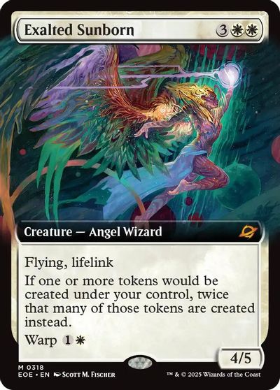 Exalted Sunborn (Extended Art) card art