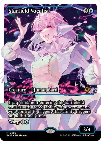 Starfield Vocalist (Showcase) (Fracture Foil) card art