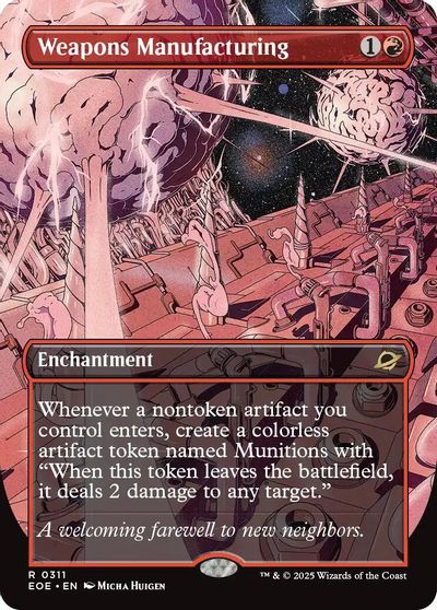 Weapons Manufacturing (Borderless) card art