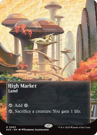 High Market (0063) (Borderless) card art