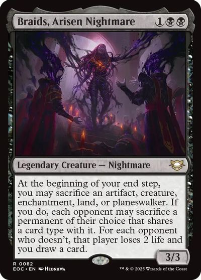 Braids, Arisen Nightmare card art