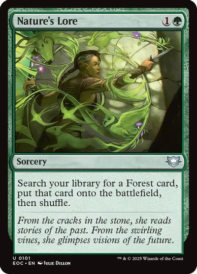 Nature's Lore card art