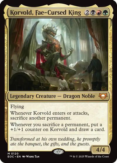 Korvold, Fae-Cursed King card art