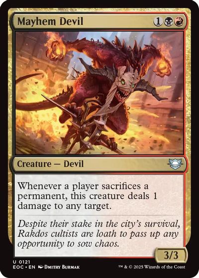 Mayhem Devil card art