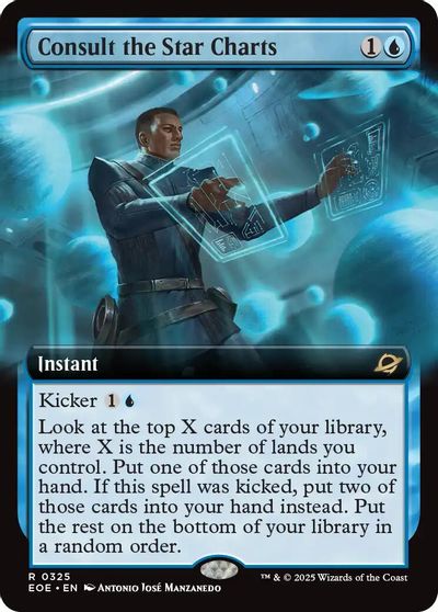 Consult the Star Charts (Extended Art) card art