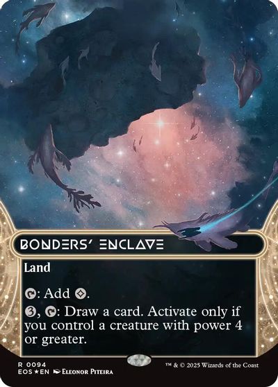 Bonders' Enclave (0094) (Borderless) (Galaxy Foil) card art