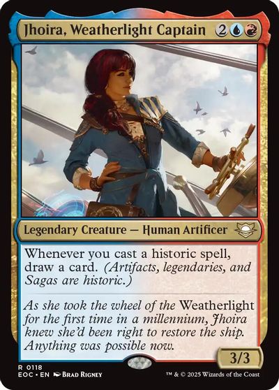 Jhoira, Weatherlight Captain card art