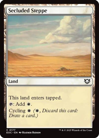 Secluded Steppe card art