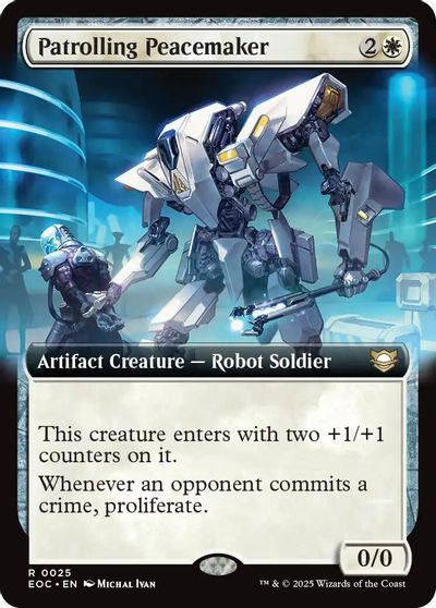 Patrolling Peacemaker (Extended Art) card art