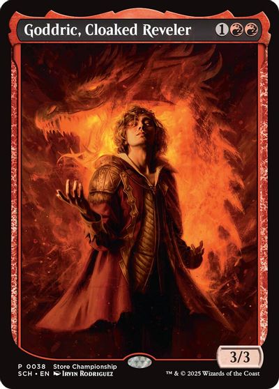 Goddric, Cloaked Reveler card art