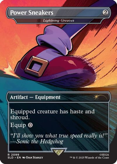 Power Sneakers - Lightning Greaves card art