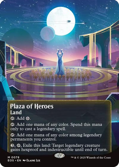 Plaza of Heroes (0078) (Borderless) card art