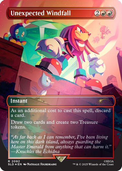 Unexpected Windfall (2092) (Rainbow Foil) card art