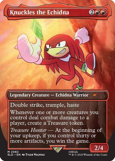 Knuckles the Echidna card art