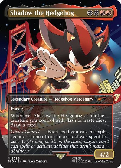 Shadow the Hedgehog card art