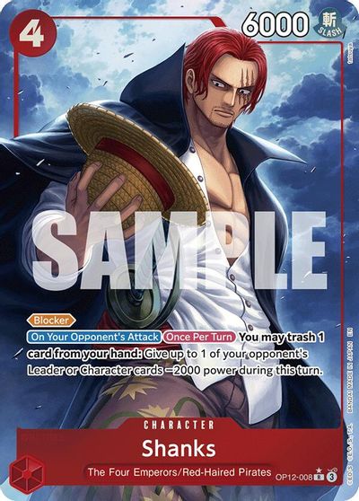 Shanks (008) (Alternate Art) card art