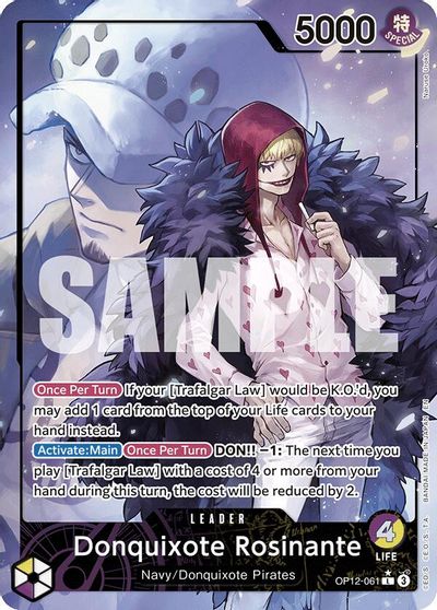 Donquixote Rosinante (061) (Alternate Art) card art