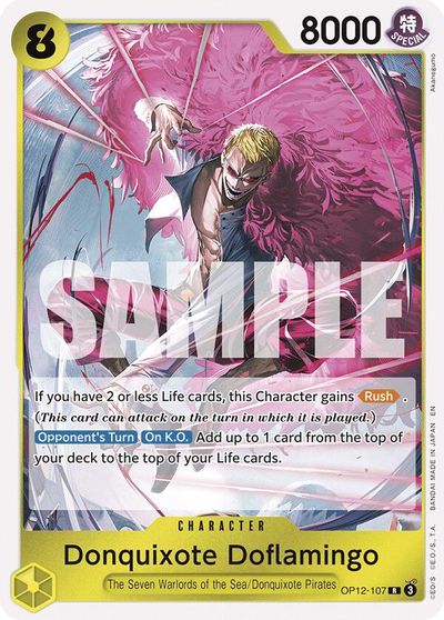 Donquixote Doflamingo card art
