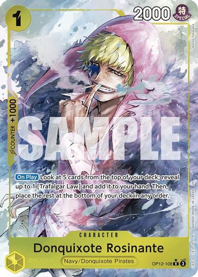 Donquixote Rosinante (108) (Alternate Art) card art