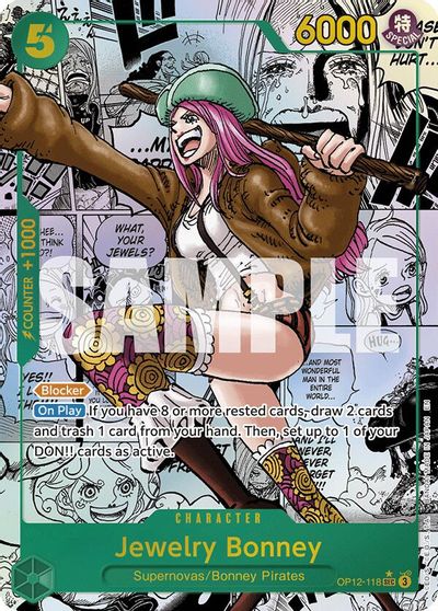 Jewelry Bonney (118) (Manga) card art