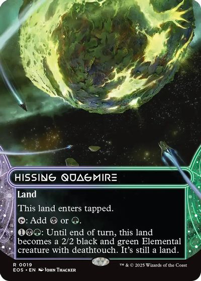 Hissing Quagmire (0019) (Borderless) card art