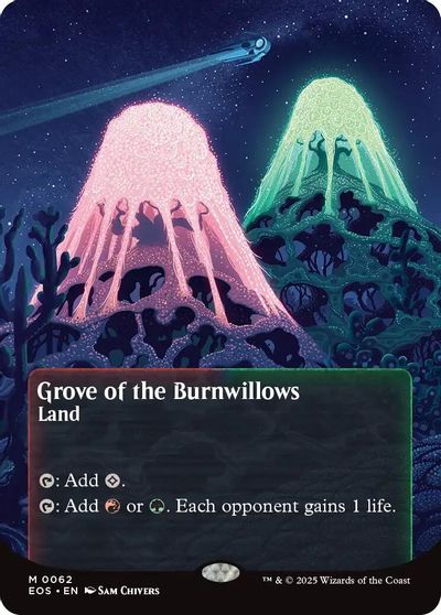 Grove of the Burnwillows (0062) (Borderless) card art