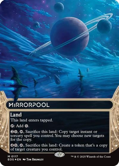 Mirrorpool (0117) (Borderless) (Galaxy Foil) card art