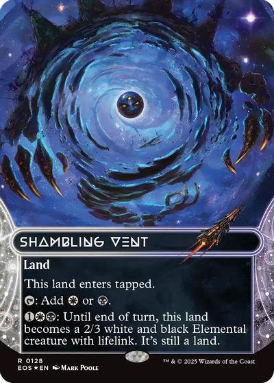 Shambling Vent (0128) (Borderless) (Galaxy Foil) card art
