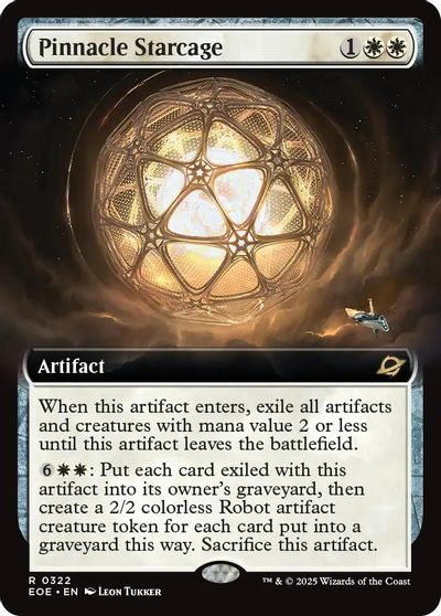 Pinnacle Starcage (Extended Art) card art