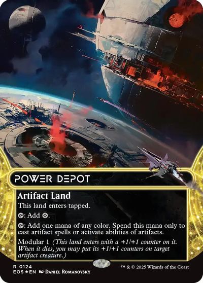 Power Depot (0124) (Borderless) (Galaxy Foil) card art