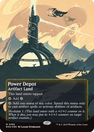 Power Depot (0169) (Borderless) (Galaxy Foil) card art