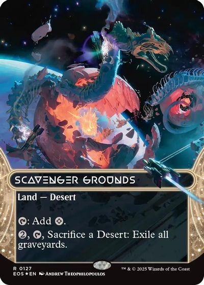 Scavenger Grounds (0127) (Borderless) (Galaxy Foil) card art