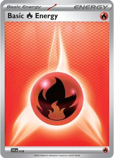 Basic Fire Energy - 018 card art