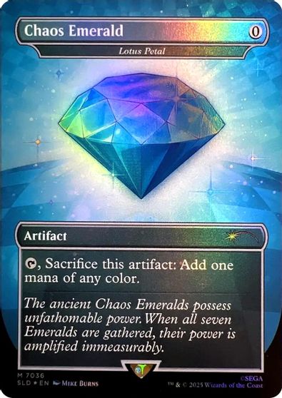 Chaos Emerald - Lotus Petal (7036) card art
