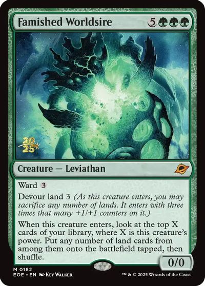 Famished Worldsire card art