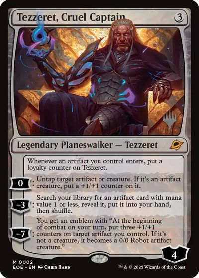 Tezzeret, Cruel Captain card art