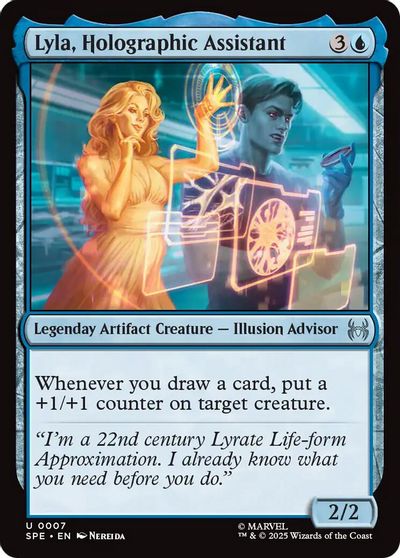 Lyla, Holographic Assistant card art