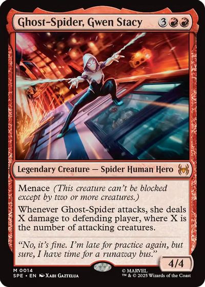 Ghost-Spider, Gwen Stacy card art
