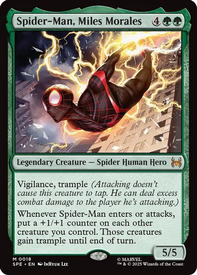 Spider-Man, Miles Morales card art
