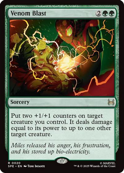 Venom Blast card art