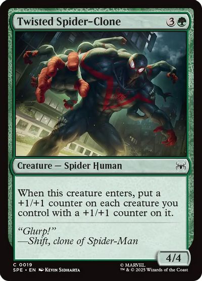 Twisted Spider-Clone card art