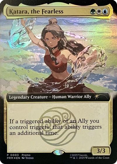 Katara, the Fearless (Extended Art) card art