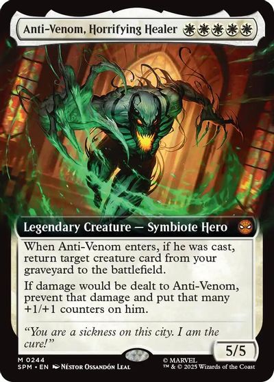 Anti-Venom, Horrifying Healer (Extended Art) card art