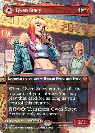 Gwen Stacy (0202) (Borderless) card art