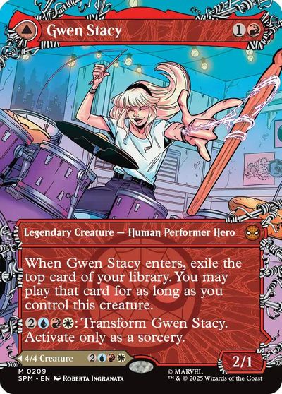 Gwen Stacy (0209) (Borderless) card art