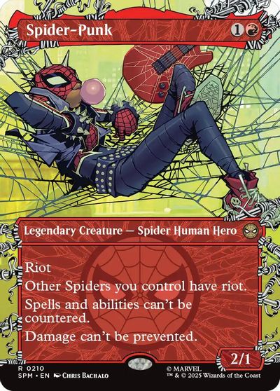 Spider-Punk (0210) (Borderless) card art