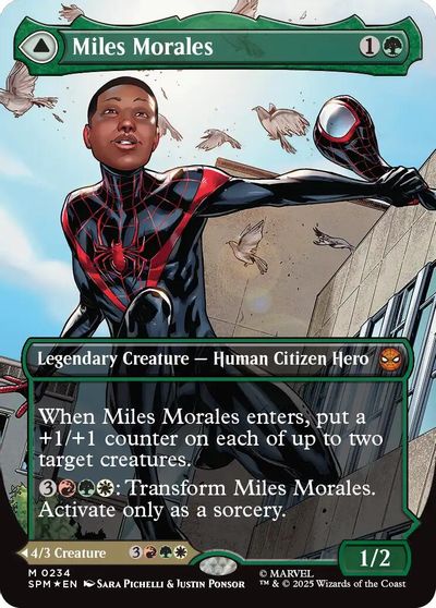 Miles Morales (0234) (Borderless) card art